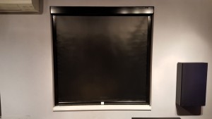Blackout Blind at the rear of the Showroom