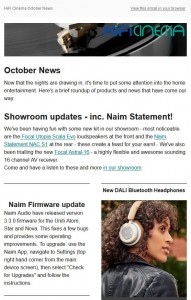 October newsletter