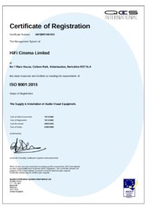 QCSI ISO9001 Audit Certificate
